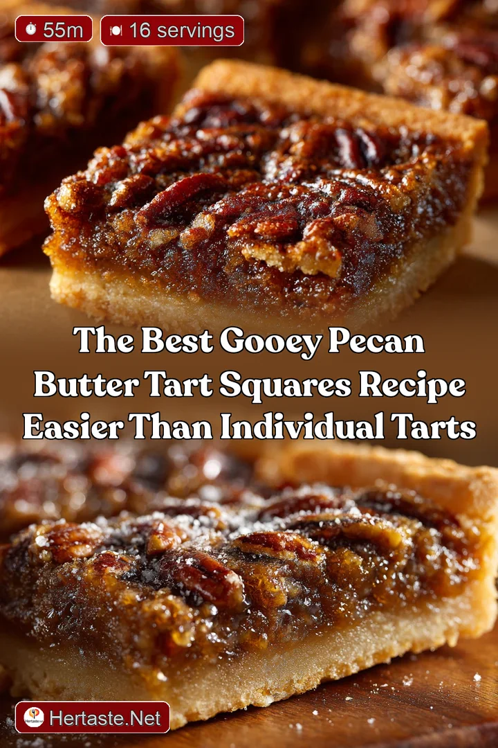 The Best Gooey Pecan Butter Tart Squares Recipe Easier than Individual Tarts