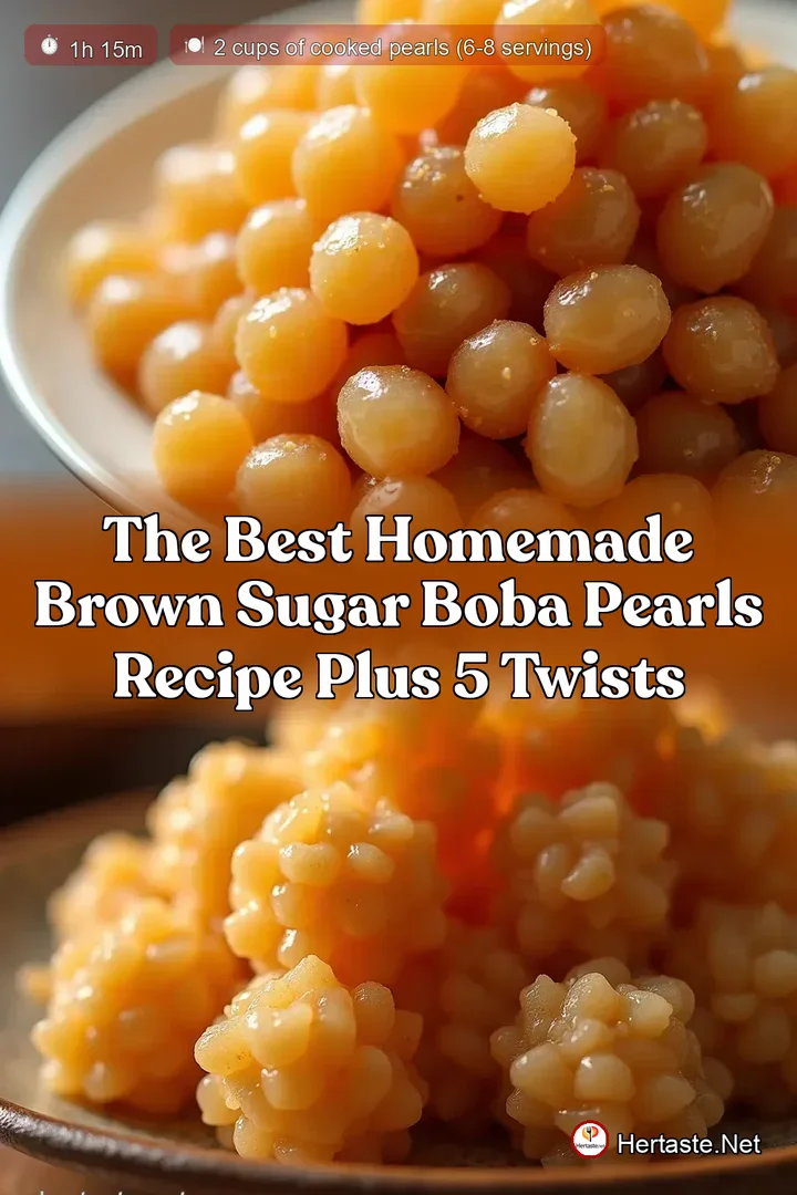 The Best Homemade Brown Sugar Boba Pearls Recipe Plus 5 Twists