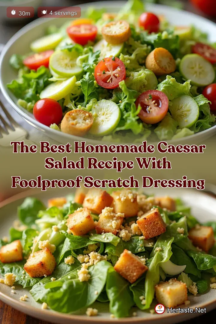 The Best Homemade Caesar Salad Recipe With Foolproof Scratch Dressing