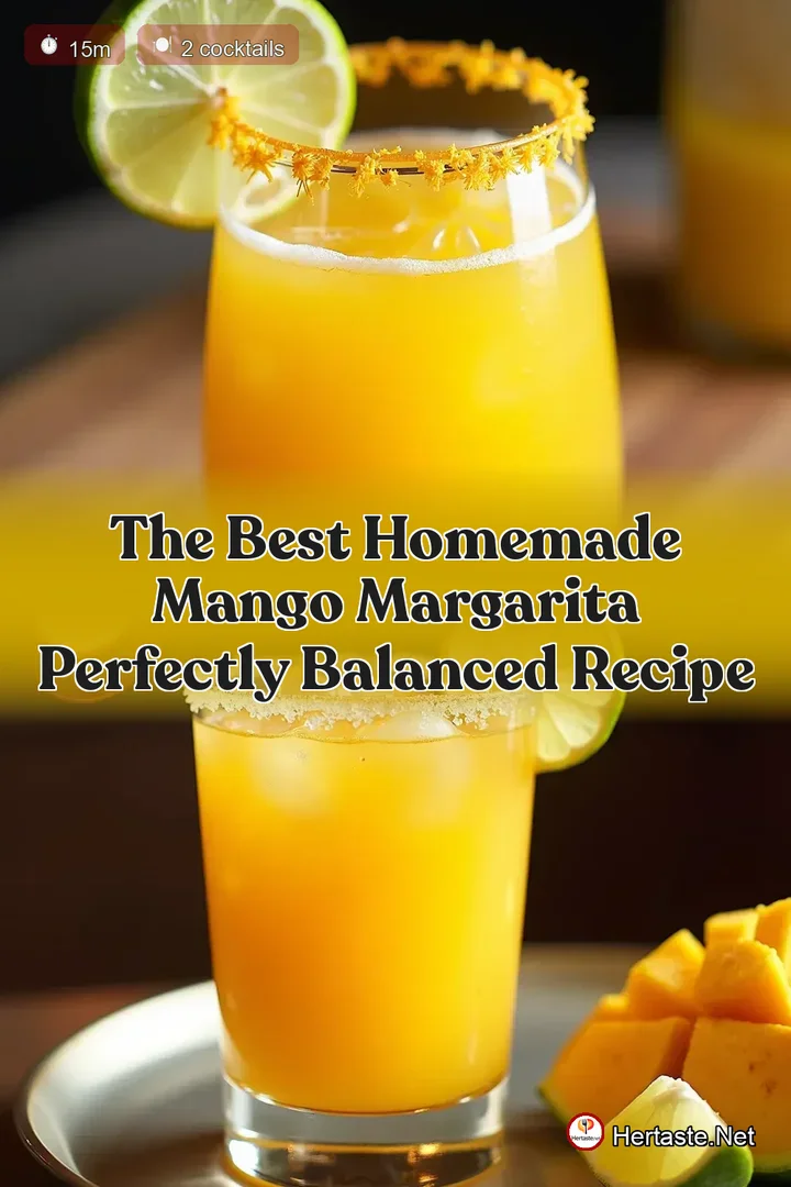 The Best Homemade Mango Margarita Perfectly Balanced Recipe