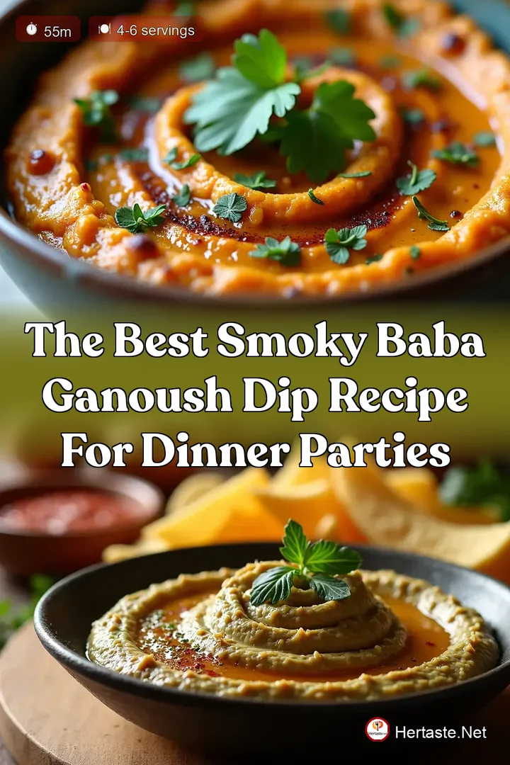 The Best Smoky Baba Ganoush Dip Recipe for Dinner Parties