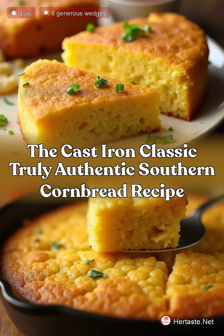 The Cast Iron Classic Truly Authentic Southern Cornbread Recipe