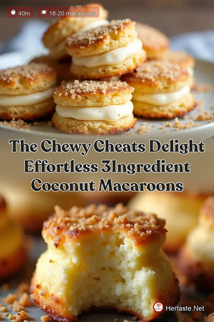 The Chewy Cheats Delight Effortless 3Ingredient Coconut Macaroons