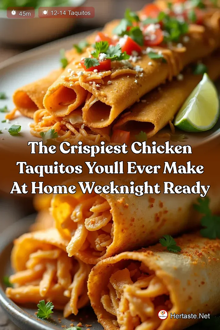 The Crispiest Chicken Taquitos Youll Ever Make at Home Weeknight Ready