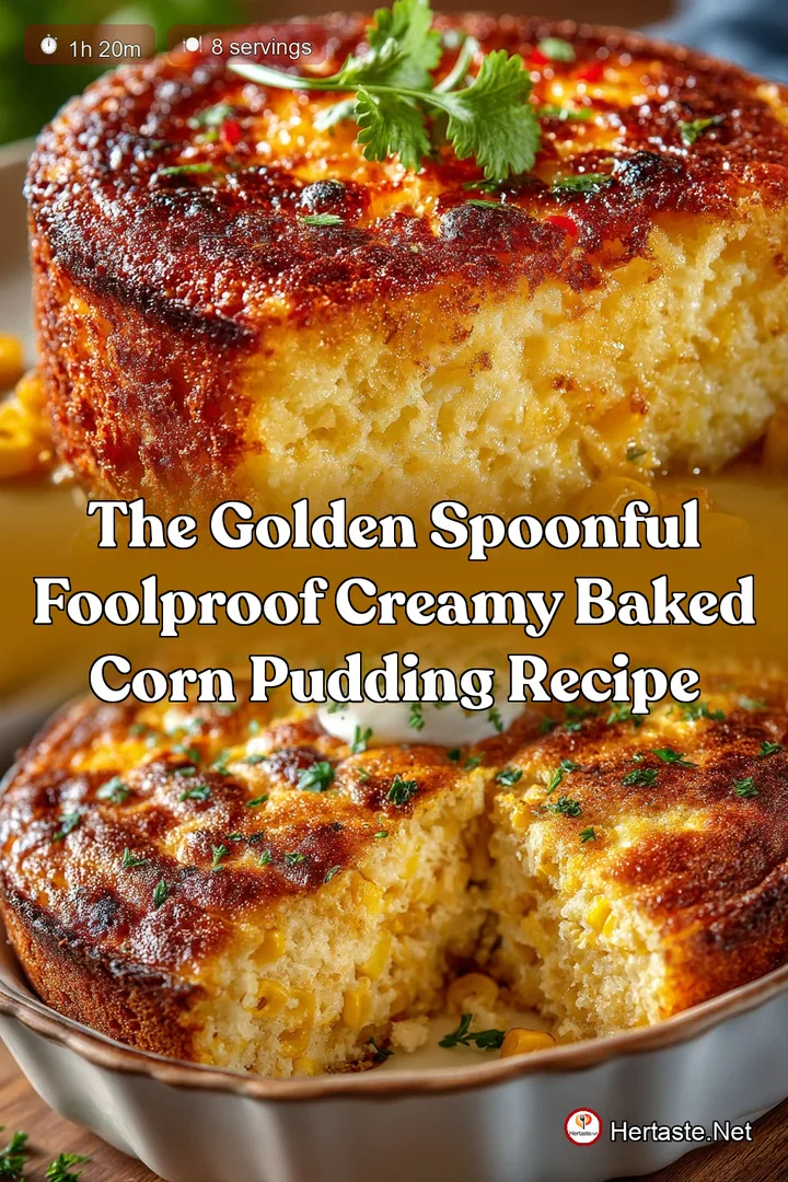 The Golden Spoonful Foolproof Creamy Baked Corn Pudding Recipe