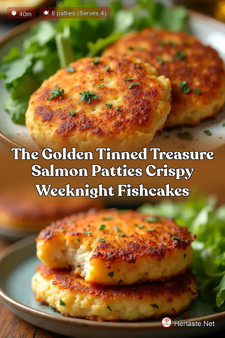 The Golden Tinned Treasure Salmon Patties Crispy Weeknight Fishcakes