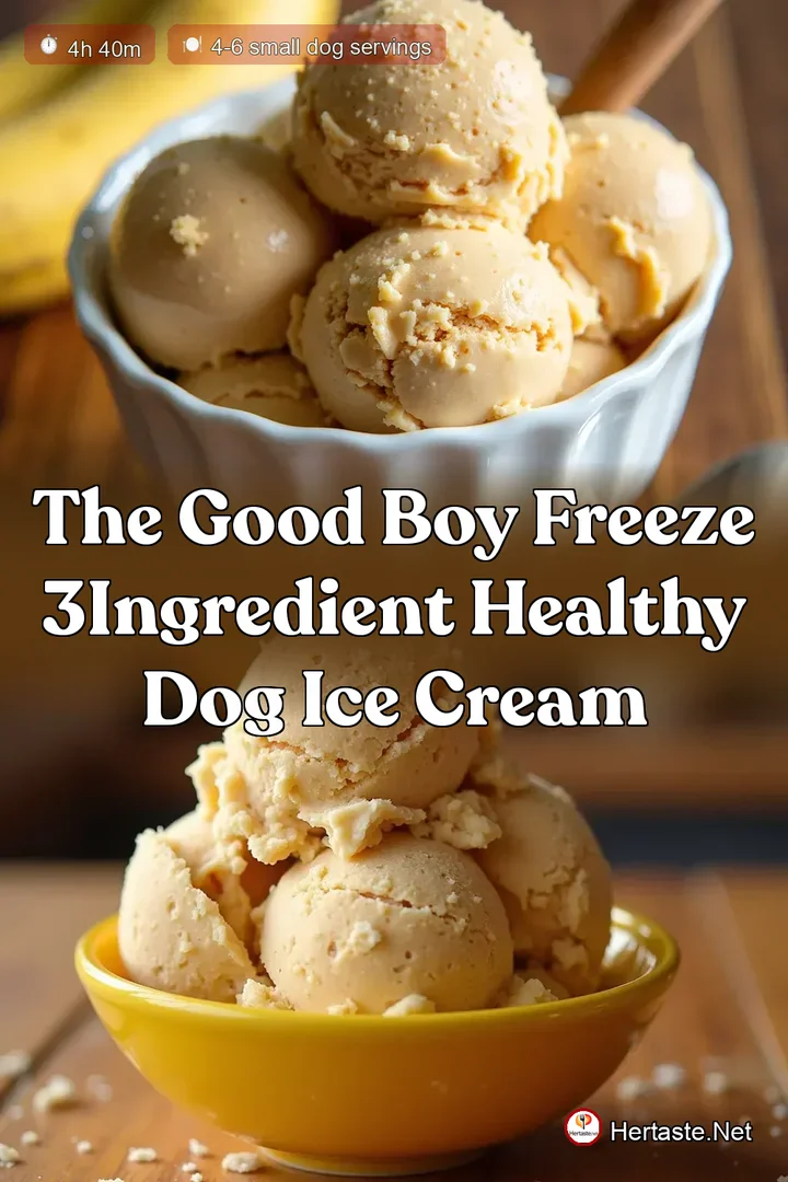 The Good Boy Freeze 3Ingredient Healthy Dog Ice Cream