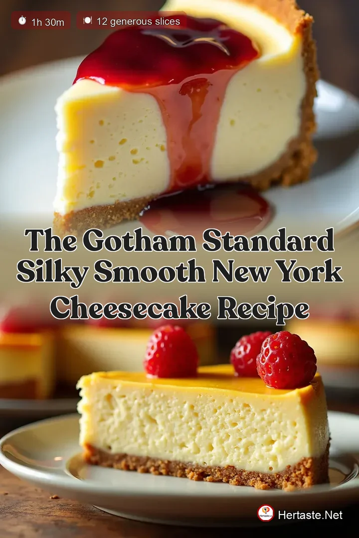 The Gotham Standard Silky Smooth New York Cheesecake Recipe