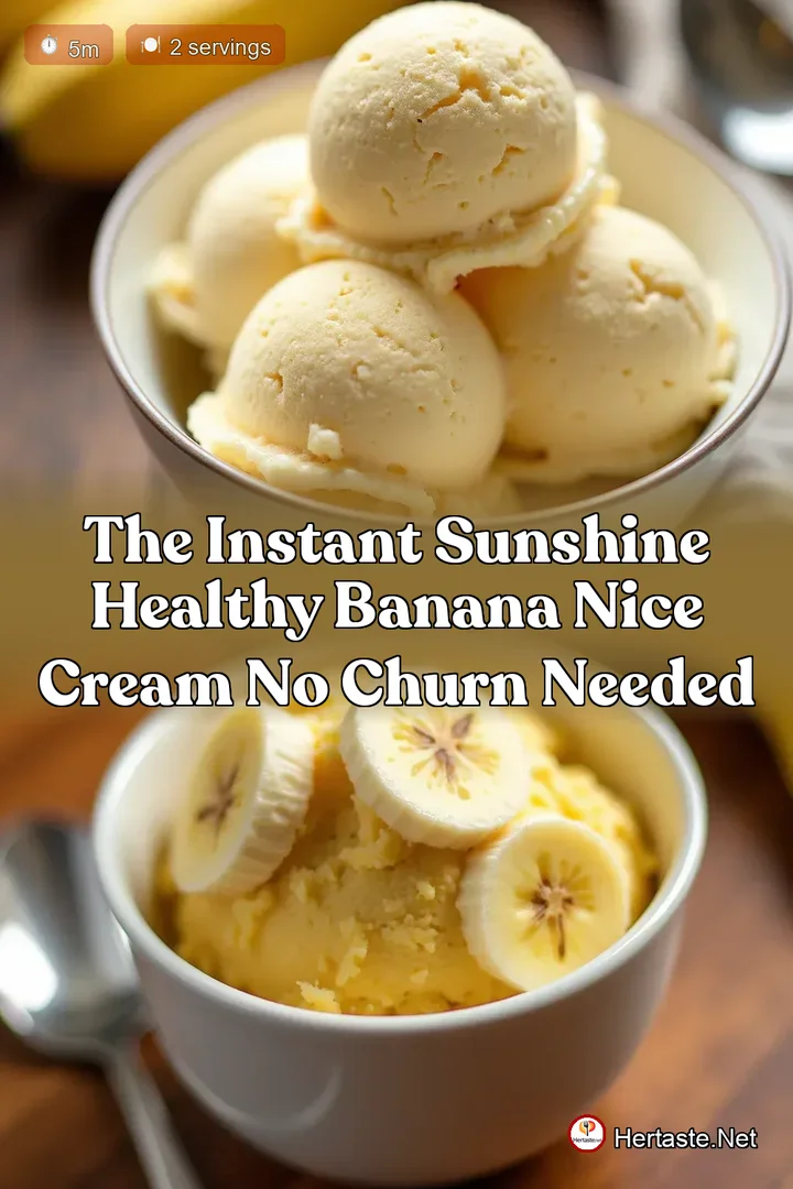 The Instant Sunshine Healthy Banana Nice Cream No Churn Needed