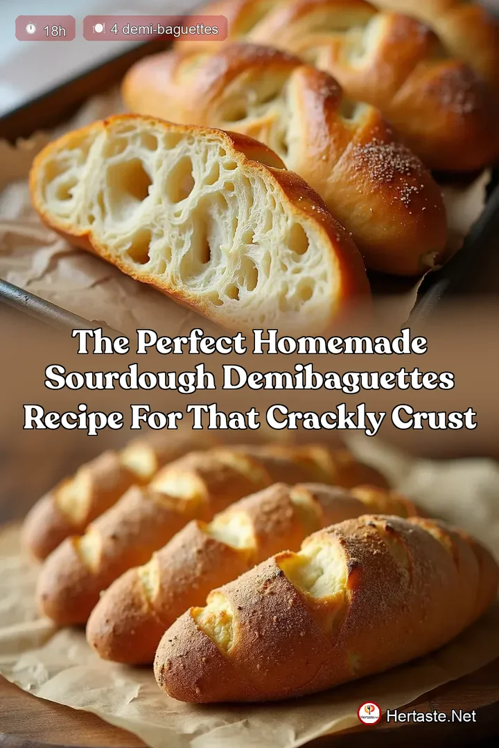 The Perfect Homemade Sourdough DemiBaguettes Recipe for That Crackly Crust