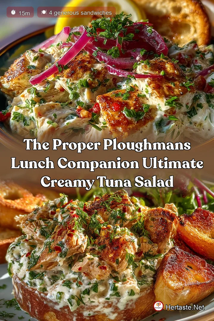 The Proper Ploughmans Lunch Companion Ultimate Creamy Tuna Salad