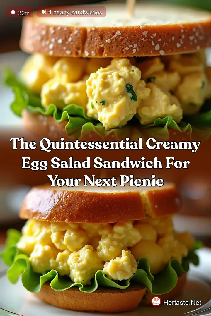 The Quintessential Creamy Egg Salad Sandwich for Your Next Picnic