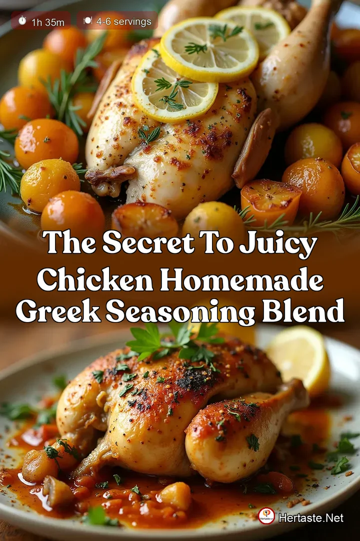The Secret to Juicy Chicken Homemade Greek Seasoning Blend