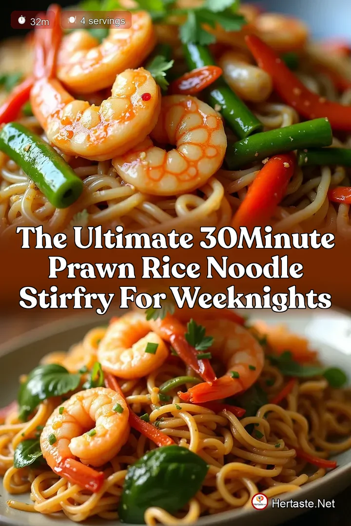 The Ultimate 30Minute Prawn Rice Noodle StirFry for Weeknights