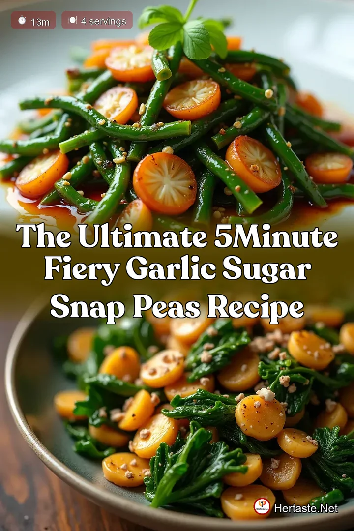 The Ultimate 5Minute Fiery Garlic Sugar Snap Peas Recipe