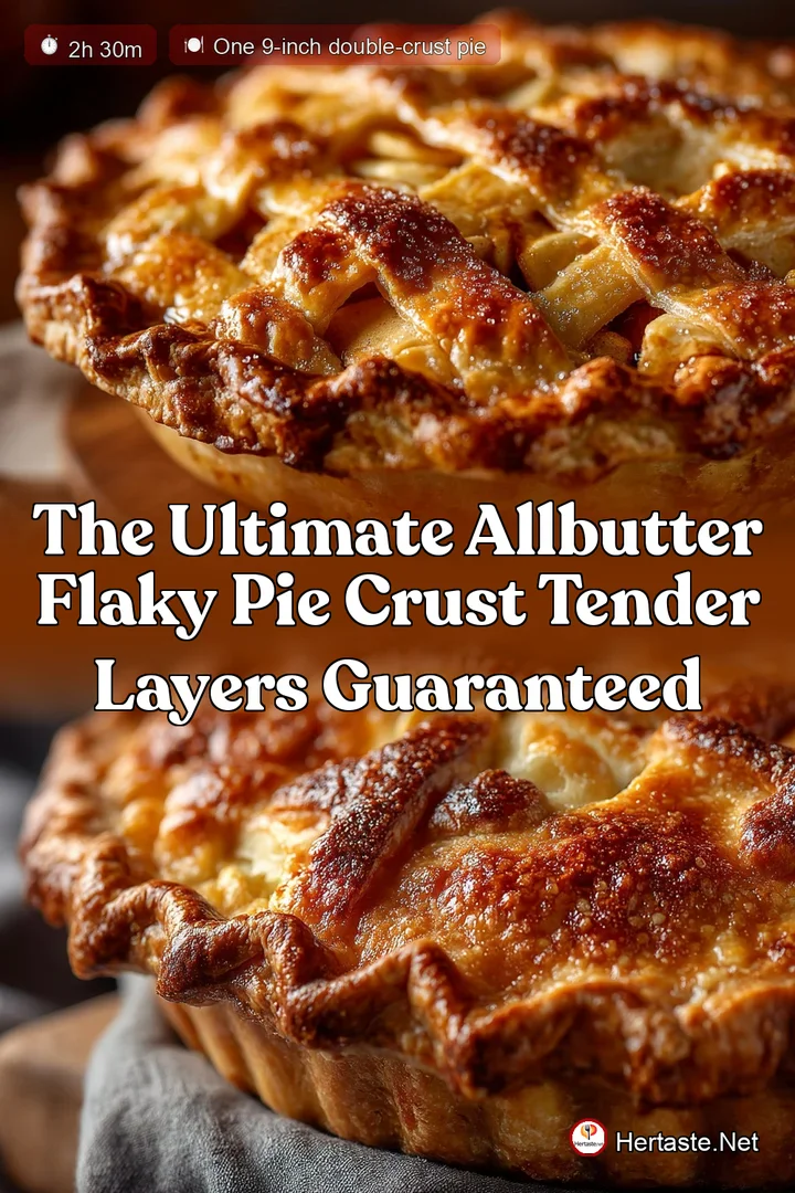 The Ultimate AllButter Flaky Pie Crust Tender Layers Guaranteed