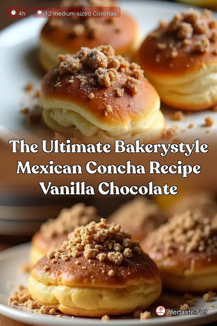 The Ultimate BakeryStyle Mexican Concha Recipe Vanilla Chocolate