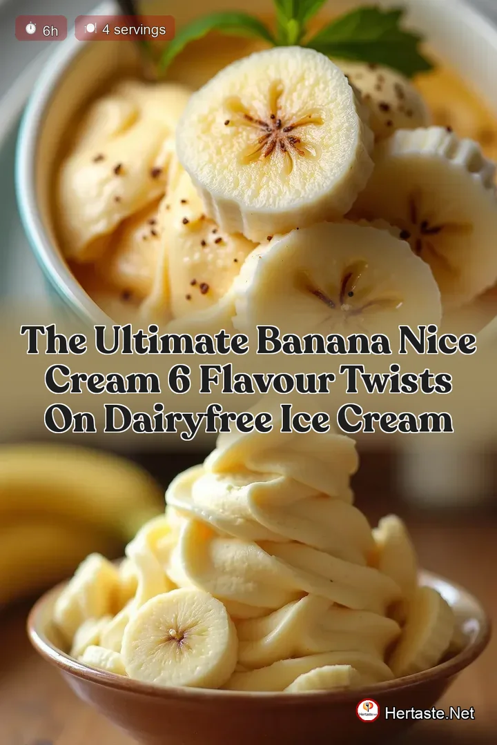 The Ultimate Banana Nice Cream 6 Flavour Twists on DairyFree Ice Cream