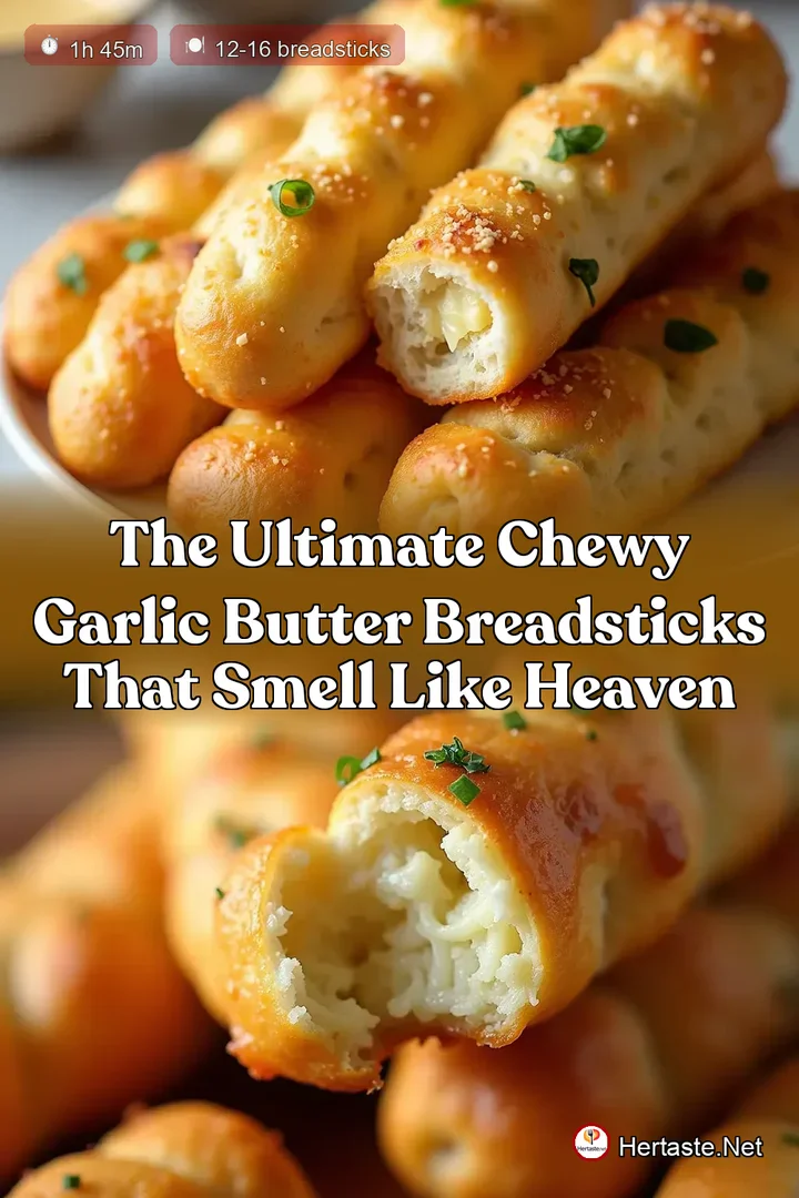 The Ultimate Chewy Garlic Butter Breadsticks That Smell Like Heaven