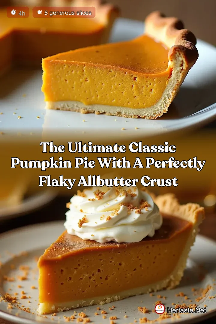 The Ultimate Classic Pumpkin Pie with a Perfectly Flaky AllButter Crust