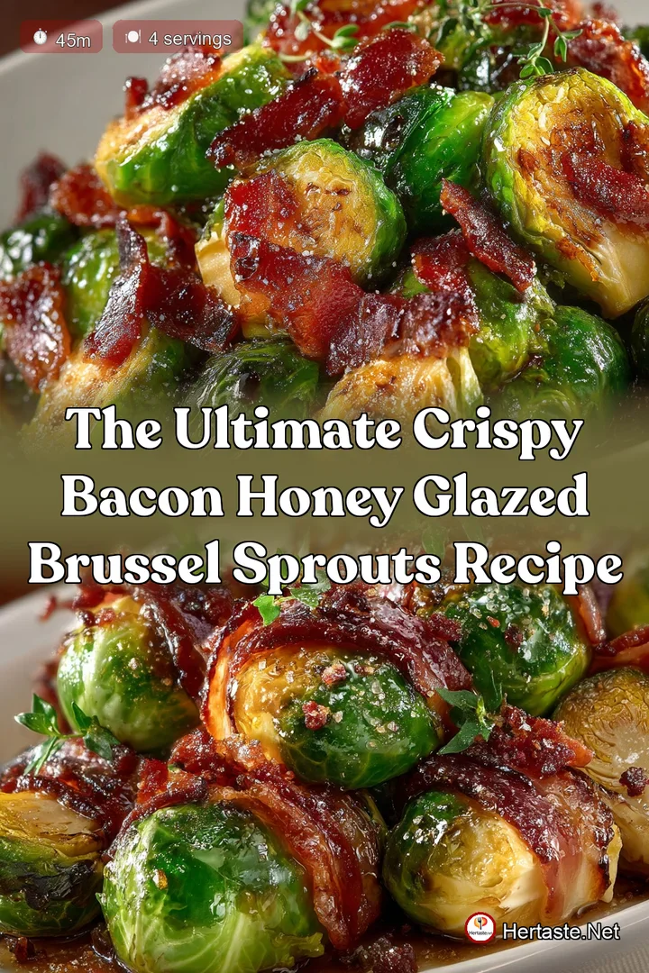 The Ultimate Crispy Bacon Honey Glazed Brussel Sprouts Recipe