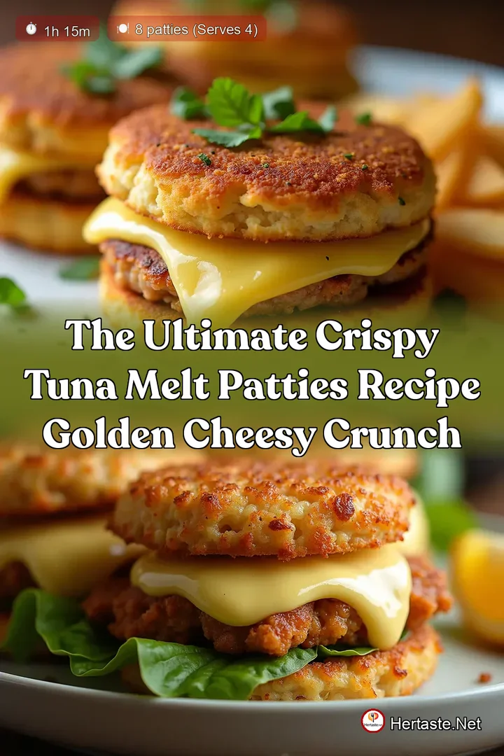 The Ultimate Crispy Tuna Melt Patties Recipe Golden Cheesy Crunch