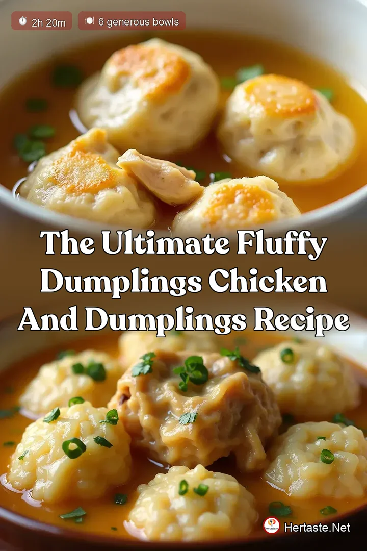 The Ultimate Fluffy Dumplings Chicken and Dumplings Recipe