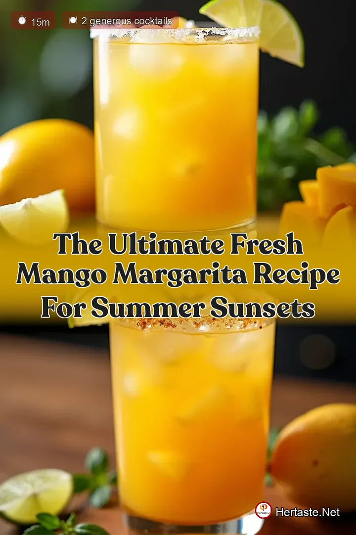 The Ultimate Fresh Mango Margarita Recipe for Summer Sunsets