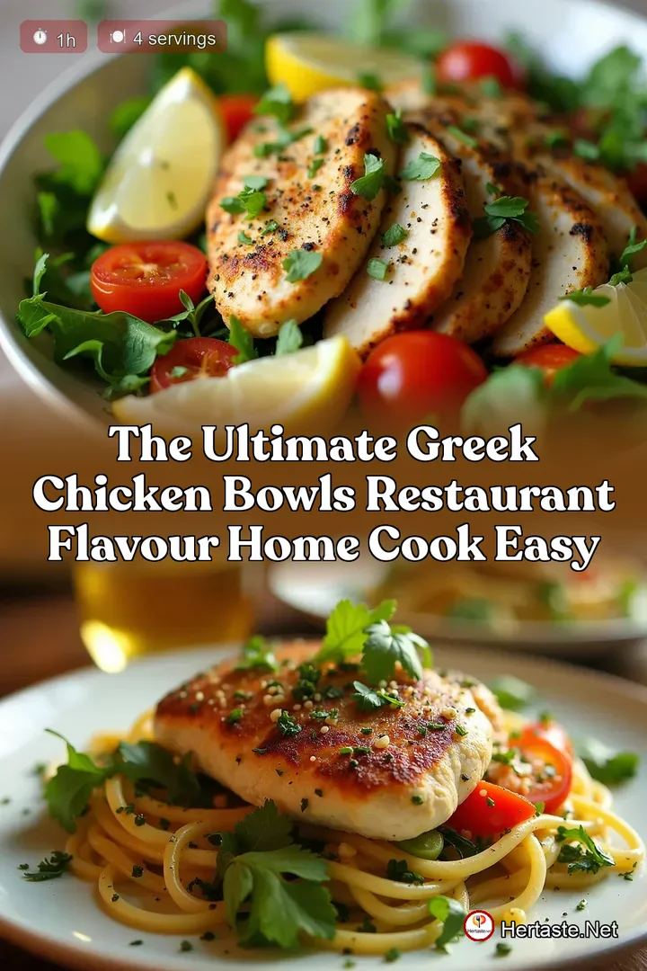 The Ultimate Greek Chicken Bowls Restaurant Flavour Home Cook Easy