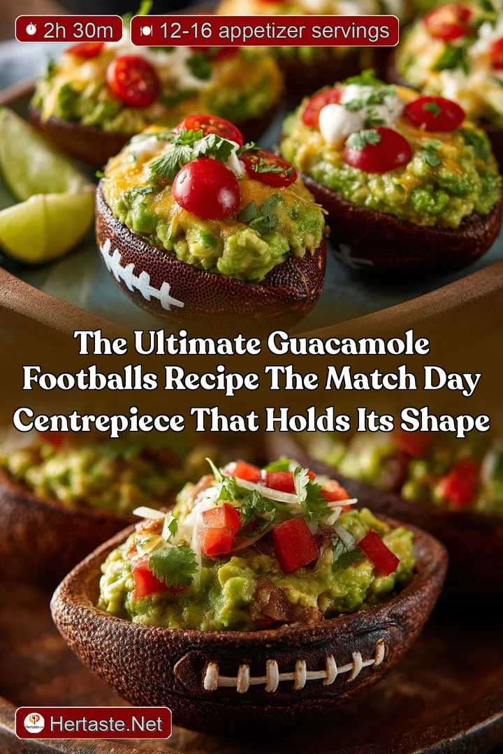 The Ultimate Guacamole Footballs Recipe The Match Day Centrepiece That Holds Its Shape