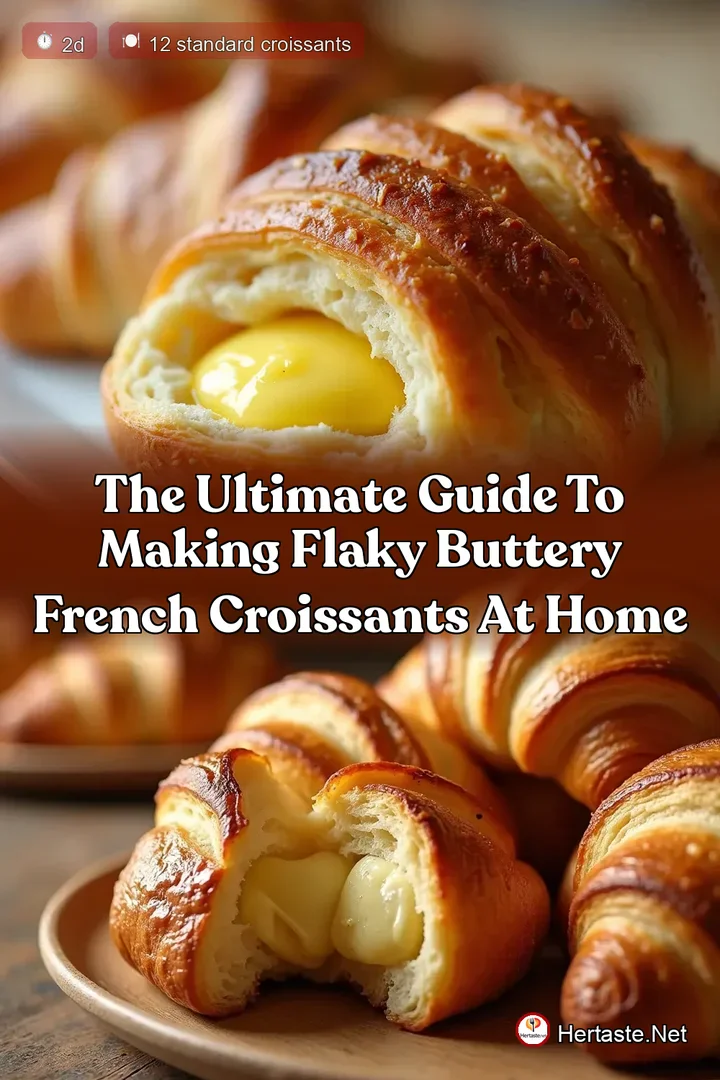 The Ultimate Guide to Making Flaky Buttery French Croissants at Home