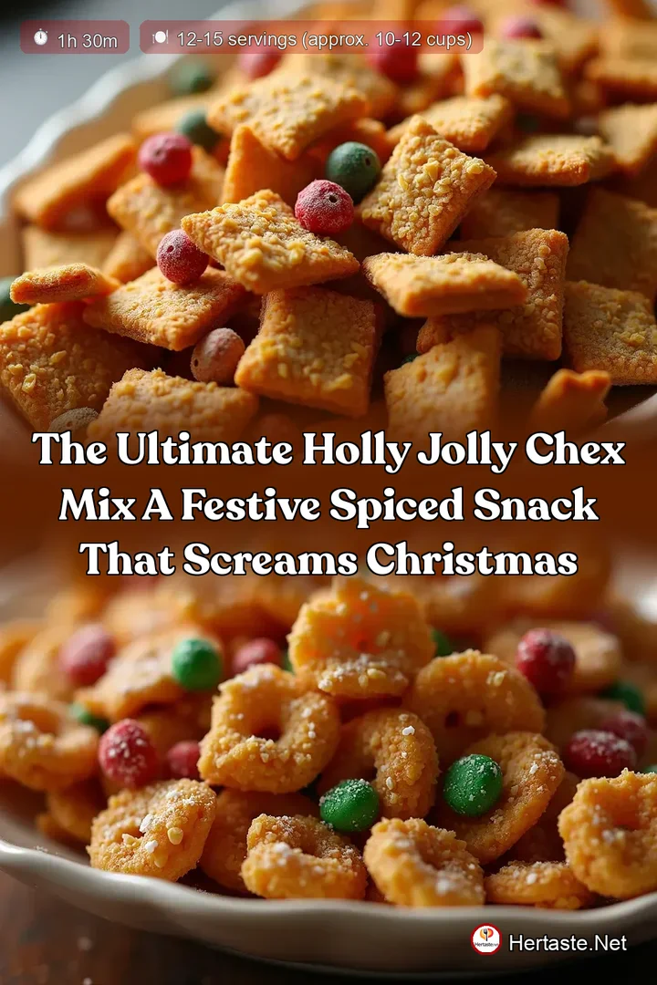 The Ultimate Holly Jolly Chex Mix A Festive Spiced Snack That Screams Christmas