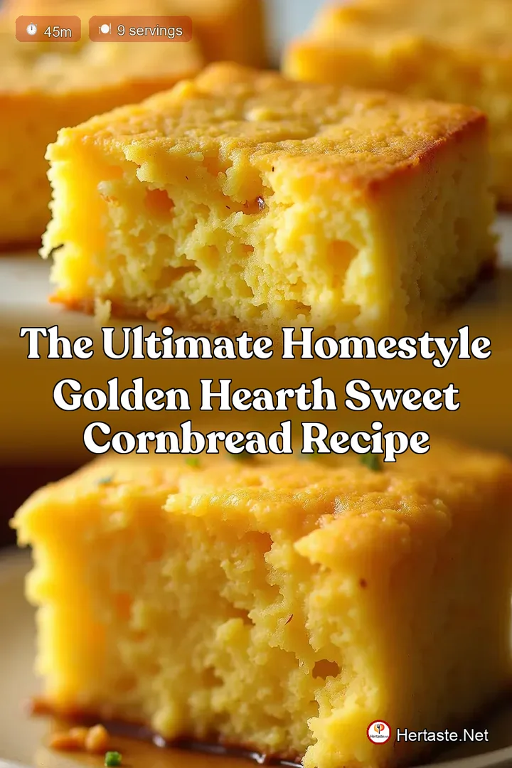 The Ultimate Homestyle Golden Hearth Sweet Cornbread Recipe