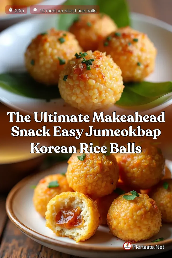 The Ultimate MakeAhead Snack Easy Jumeokbap Korean Rice Balls