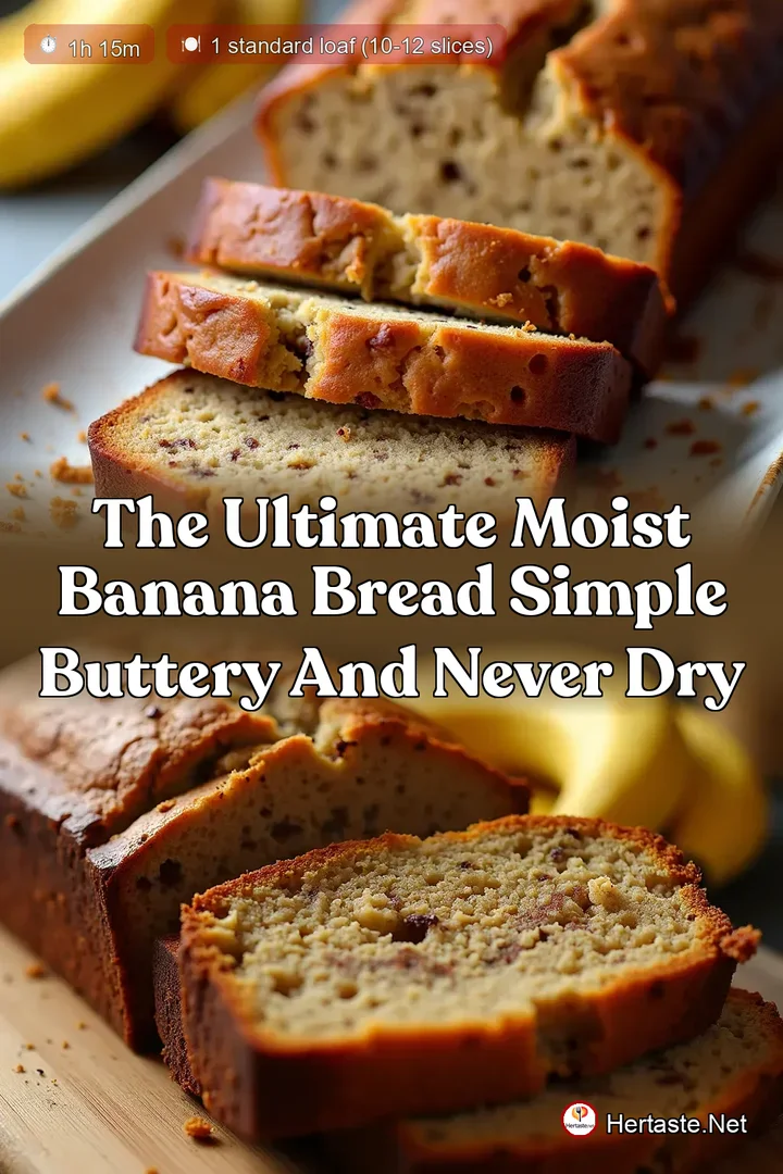 The Ultimate Moist Banana Bread Simple Buttery and Never Dry