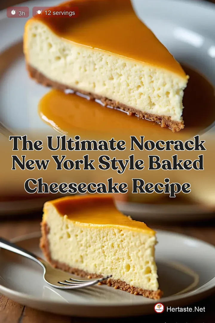 The Ultimate NoCrack New York Style Baked Cheesecake Recipe