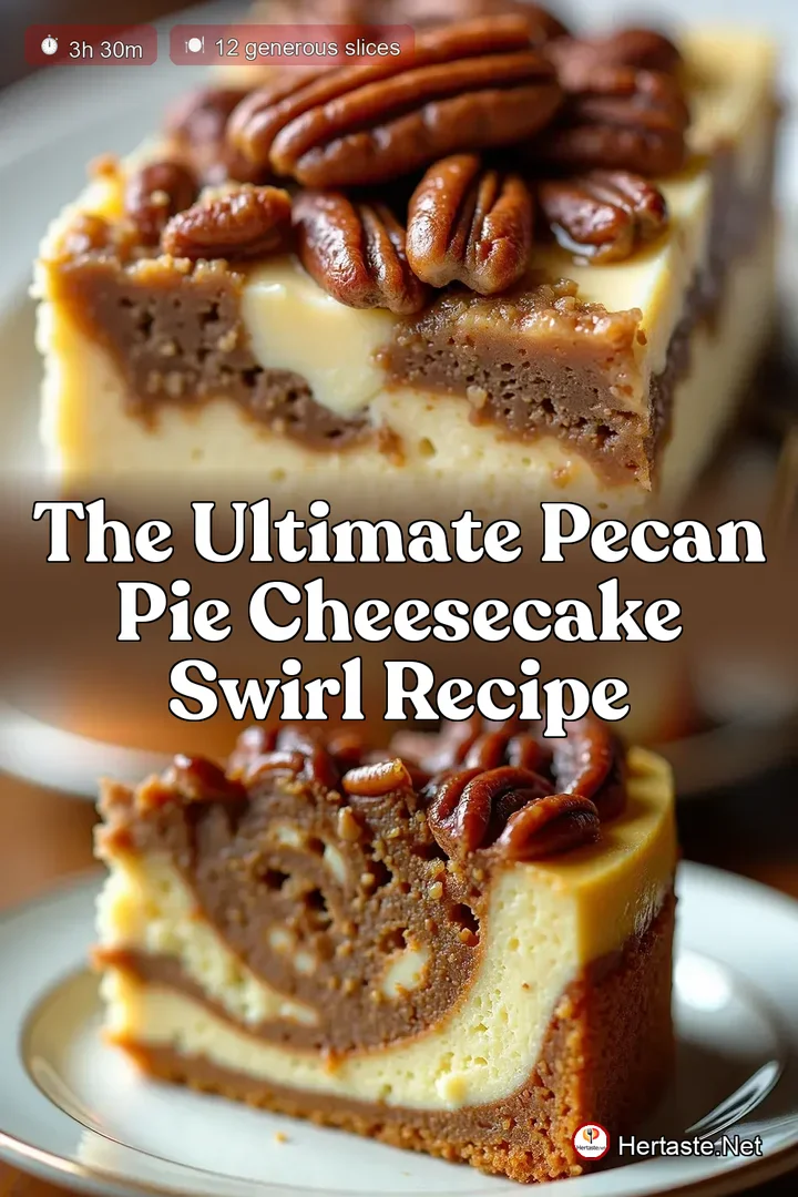 The Ultimate Pecan Pie Cheesecake Swirl Recipe
