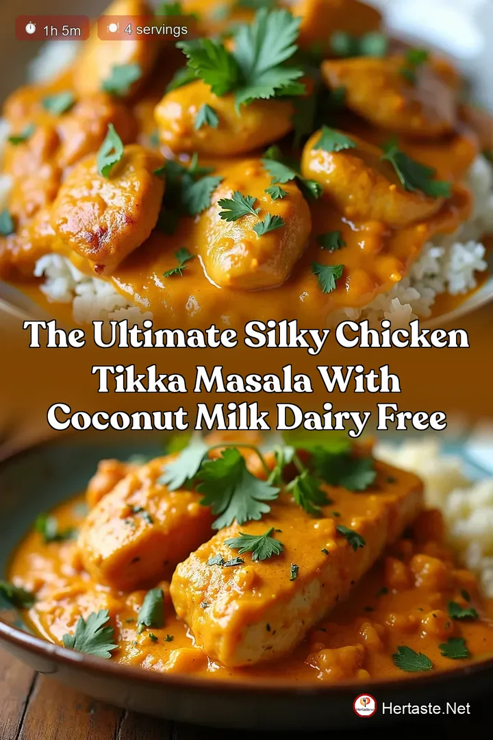 The Ultimate Silky Chicken Tikka Masala with Coconut Milk Dairy Free