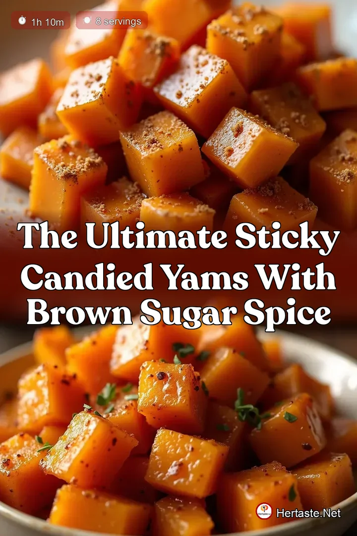 The Ultimate Sticky Candied Yams with Brown Sugar Spice