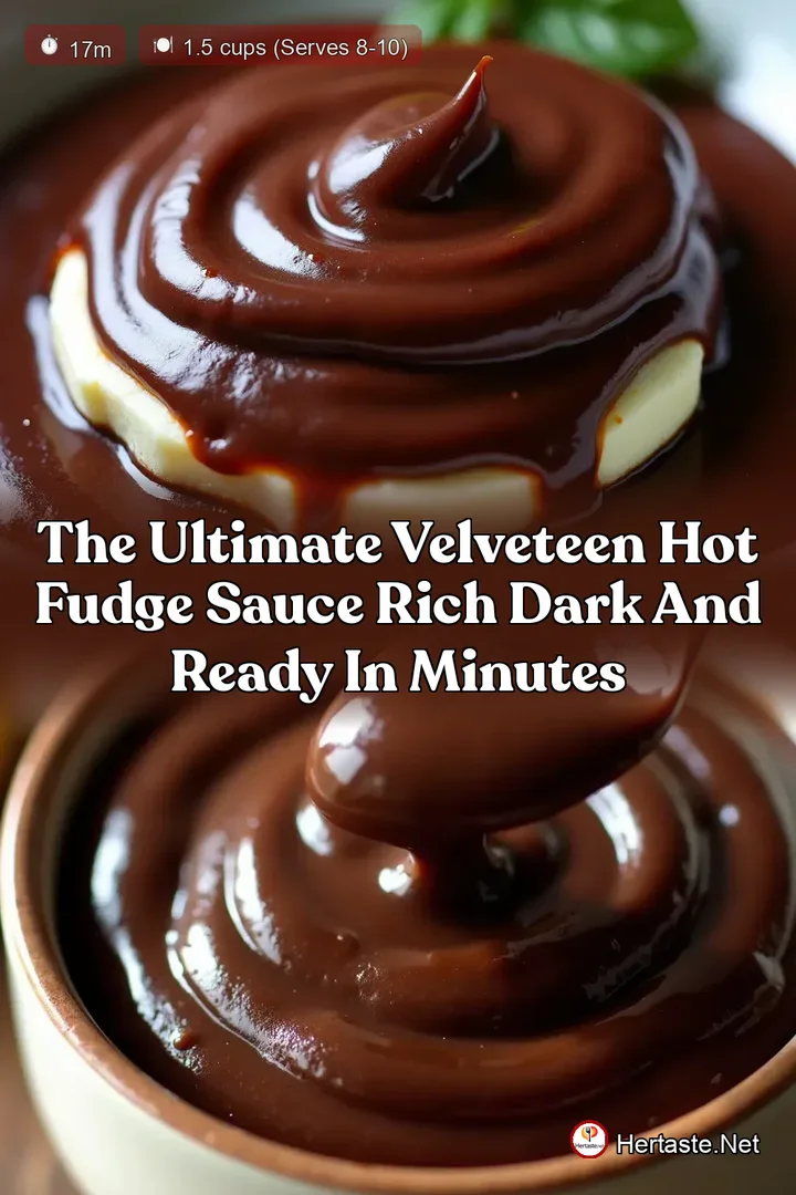 The Ultimate Velveteen Hot Fudge Sauce Rich Dark and Ready in Minutes