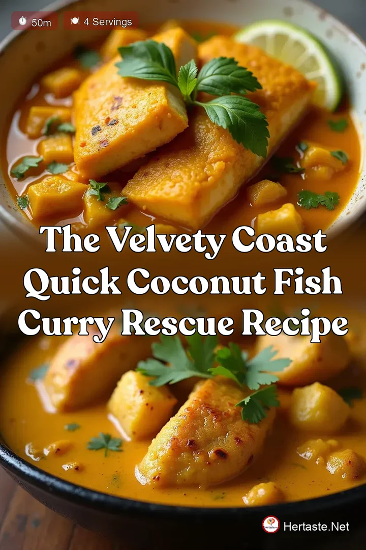 The Velvety Coast Quick Coconut Fish Curry Rescue Recipe
