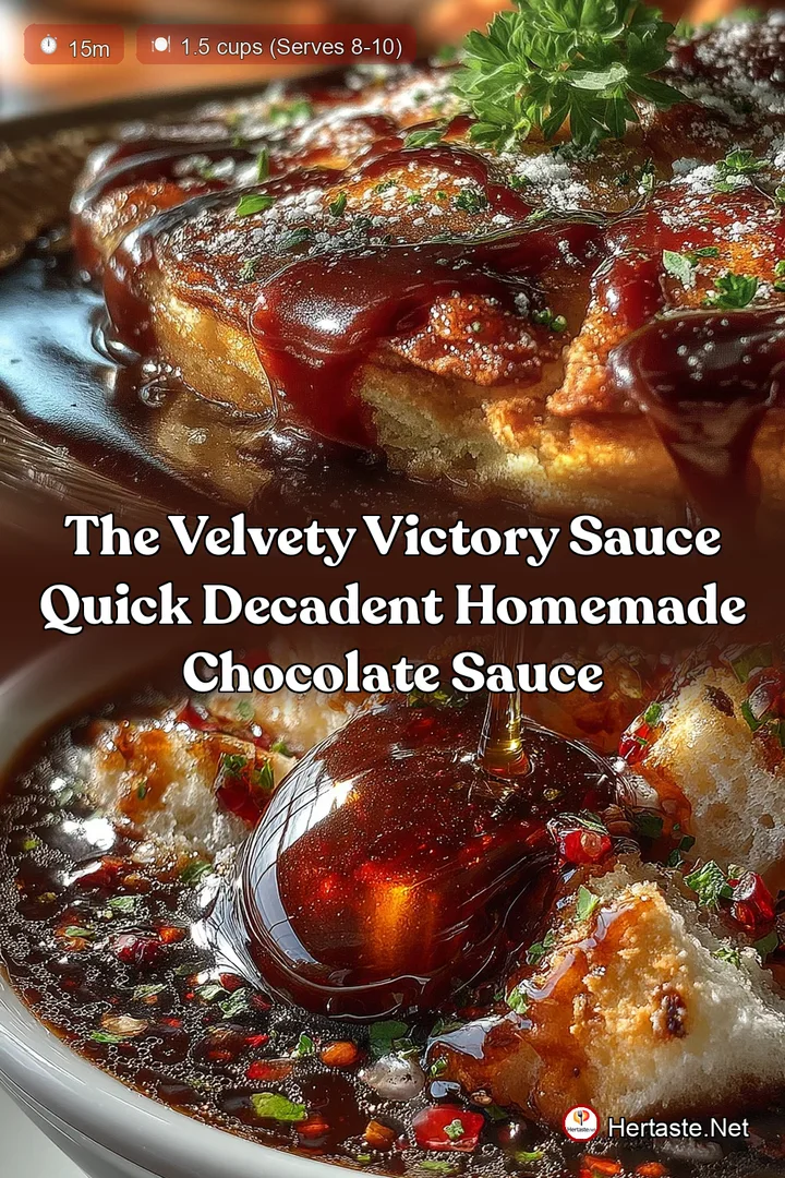 The Velvety Victory Sauce Quick Decadent Homemade Chocolate Sauce