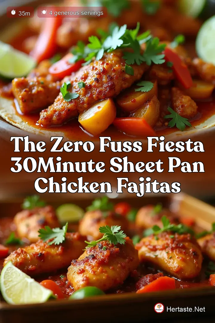 The Zero Fuss Fiesta 30Minute Sheet Pan Chicken Fajitas