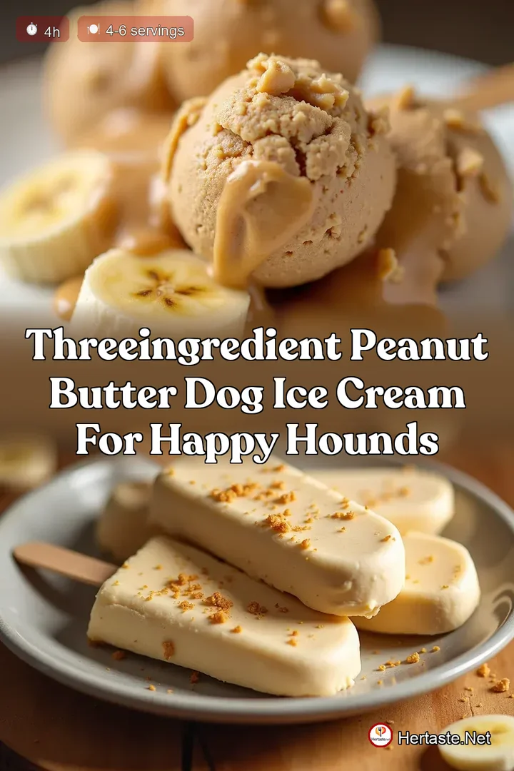 ThreeIngredient Peanut Butter Dog Ice Cream for Happy Hounds