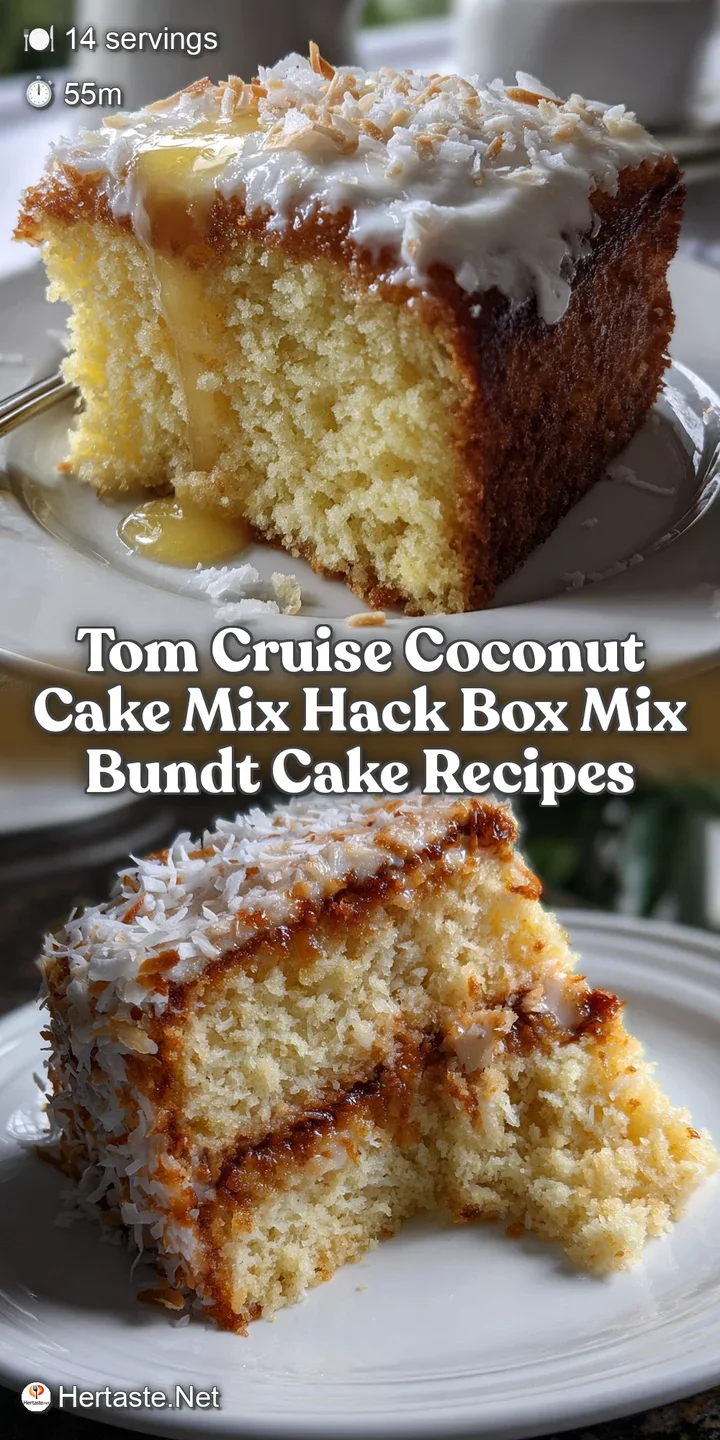 Tom Cruise Coconut Cake Mix Hack Box Mix Bundt Cake Recipes