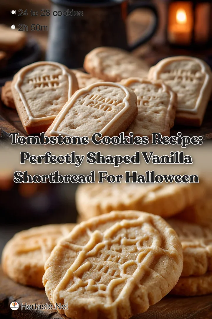 Tombstone Cookies Recipe: Perfectly Shaped Vanilla Shortbread for Halloween