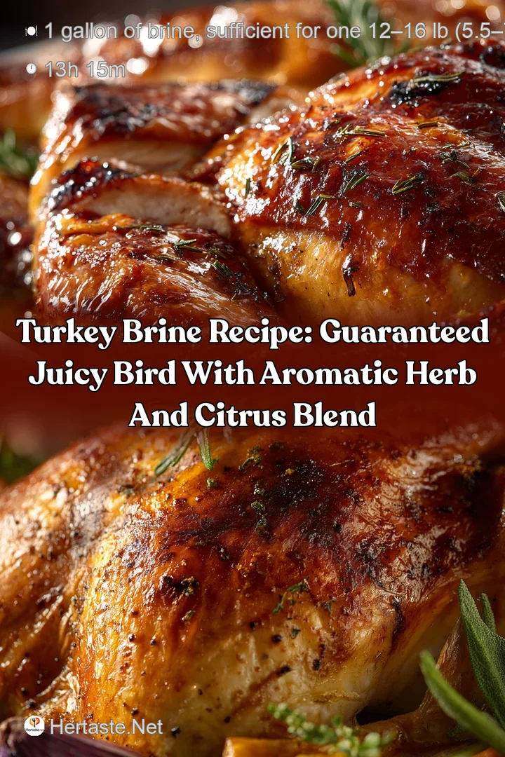 Turkey Brine Recipe: Guaranteed Juicy Bird with Aromatic Herb and Citrus Blend