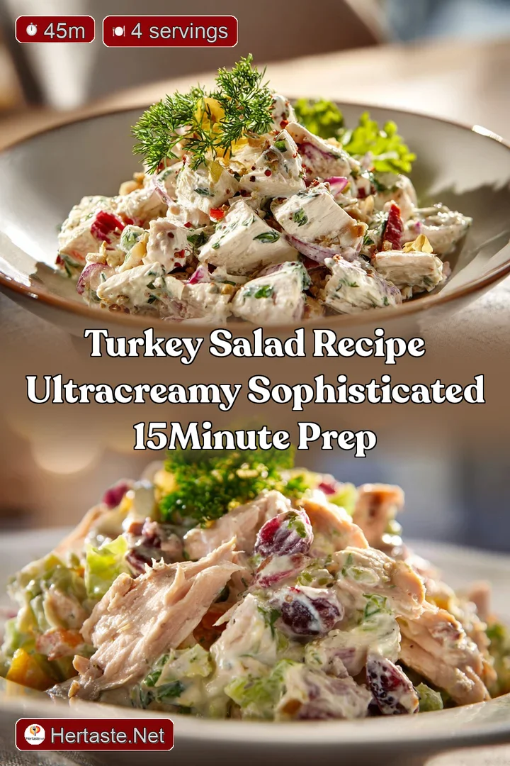 Turkey Salad Recipe UltraCreamy Sophisticated 15Minute Prep
