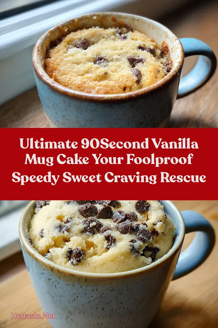 Ultimate 90Second Vanilla Mug Cake Your Foolproof Speedy Sweet Craving Rescue