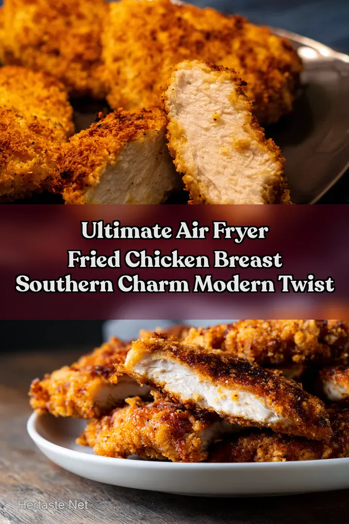 Ultimate Air Fryer Fried Chicken Breast Southern Charm Modern Twist : PIN FOR LATER Ultimate Air Fryer Fried Chicken Breast Southern Charm Modern Twist